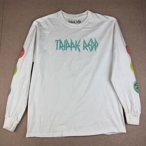Trippie Redd 1400 Shirt Mens M‎ White Long Sleeve Graphic Streetwear Tee